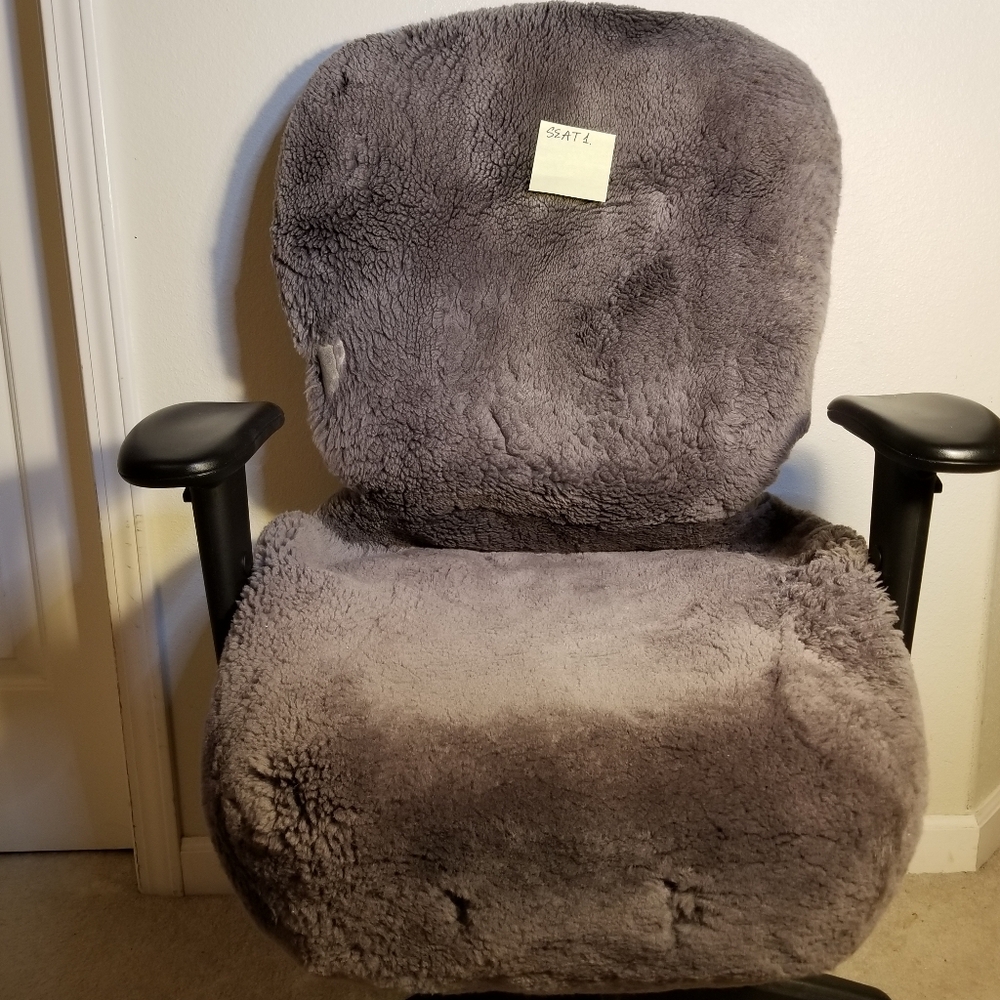 Mercedes-Benz 100% Australian Sheep Skin Gray Car Seat Covers, Lined